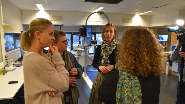 From left to right: Hilde Lohne Seiler, Allison Wetterlin, Iselin Nybø, and Linda Wheeldon (back turned).